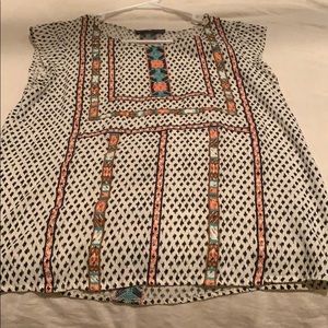 Cap sleeve top/blouse by THML